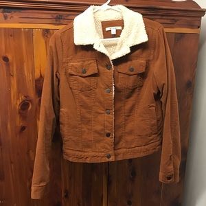 Francesca brown corduroy jacket